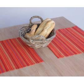 Tischsets-2 Stück im Paket HD Home Design (B11522), rot/Streifen