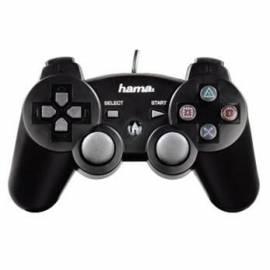 Zubehör Hama Black Force Gamepad vor PS3 Bedienungsanleitung