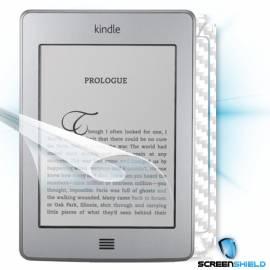 Schutzfolie Screenshield Bildschirm + Carbon skin (weiss) für Amazon Kindle (KIN-TCH-CW) Touch