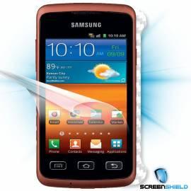 Schutzfolie Screenshield Bildschirm + Carbon skin (weiss) für Samsung Galaxy Xcover (S5690) (SAM-S5690-CW)