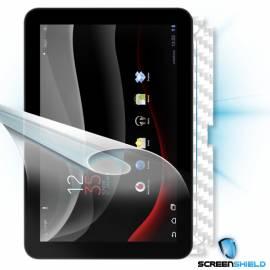 Schutzfolie Screenshield Bildschirm + Carbon skin (weiss) für Smart Tab 10 Vodafone (VOD-TAB-CW)