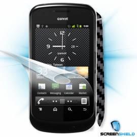 Schutzfolie Screenshield Bildschirm + Carbon skin (schwarz) für GigaByte GSmart G1345 (GIG-G1345-CB)