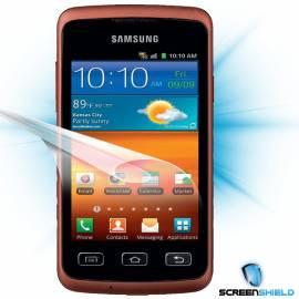 Bedienungshandbuch Schutzfolie Screenshield am Bildschirm für ein Samsung Galaxy Xcover (S5690) (SAM-S5690-D)
