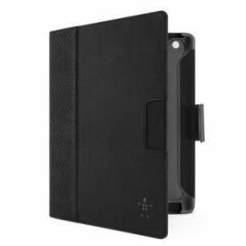 Holster Belkin iPad3 Kino Dot Folio, PU-Leder, schwarz/grau