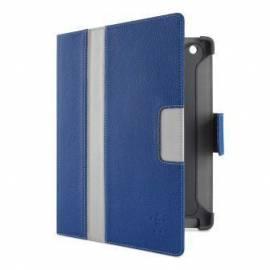 Halfter Belkin iPad3 Kino Stripe Folio, blau/grau