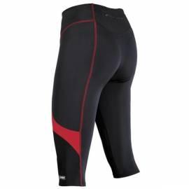 Damen-Sporthosen Etape TERRY 3/4, Größe XL-schwarz/rot