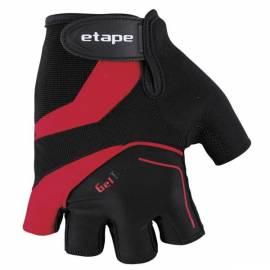 Herren Fahrrad Handschuhe Etape SUPRA, Größe XS-schwarz/rot