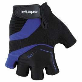 Herren Fahrrad Handschuhe Etape SUPRA, Größe XS-schwarz/blau