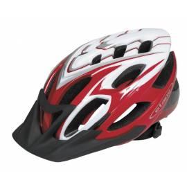 Herren Fahrradhelm Etape PRESTIGE, Größe S/M (54-58 cm)-rot weiss