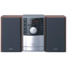 Stereoanlage SONY CMT-EH10.CET-Black/Silver/Nachahmung Holz