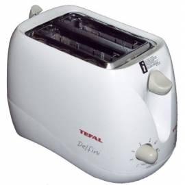 Bedienungsanleitung für Delphine 539646 weiß TEFAL Toaster