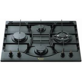 Gas-Kochfeld HOTPOINT-ARISTON PH640MSTANR schwarz