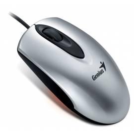 Maus Genius Traveler 100, USB + PS/2, Silber