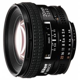 Bedienungsanleitung für NIKON Objektiv Nikkor 20 mm F 2,8 AF-D, schwarz