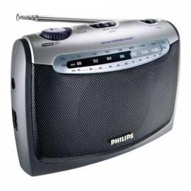 Radioreceiver PHILIPS tragbares Radio AE 2160 Silber