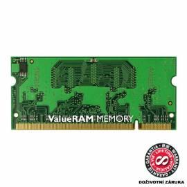 Bedienungshandbuch Die KINGSTON SODIMM Speichermodule DDR2 Non-ECC CL3 (KVR400D2S3/1 g) grün