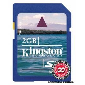 KINGSTON Speicherkarte SD 2GB (SD / 2GB) Bedienungsanleitung