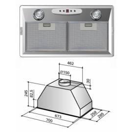 Dunstabzugshaube P780MT-grau