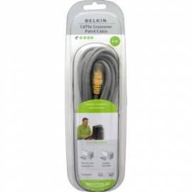 Kabel BELKIN PATCH UTP CAT5e CROSS 6m (CNX4AM0aej6M-Y) grau