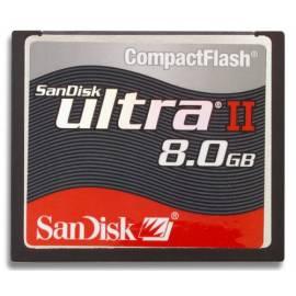 Bedienungshandbuch Memory Card SANDISK CF Ultra 8 GB (55042) schwarz