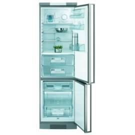 Kombination Kühlschrank-Gefrierschrank-ELECTROLUX AEG Santo S86378KG8 grau/Edelstahl Bedienungsanleitung