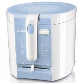 PHILIPS Fritteuse HD 6103/70 weiß/blau