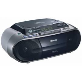 Boombox mit CD-SONY-CFDS01H.CET schwarz/silber