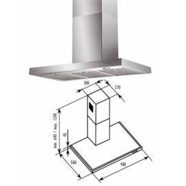 Dunstabzugshaube Bauknecht BT19.3SS Silber