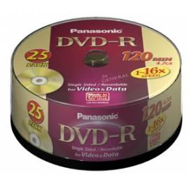 Bedienungshandbuch Ihre Aufnahmemedium ist ein PANASONIC DVD-R Disk-LM-RS120NE25