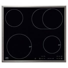 Induktionskochfeld AEG-ELECTROLUX Vitramic Ddd 67670 K-Mn Edelstahl/Glas