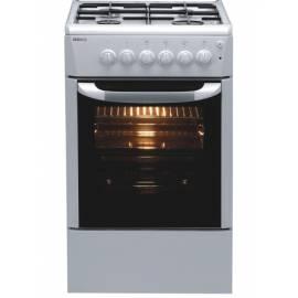 Eine kombinierte Herd BEKO CS51010 weiß