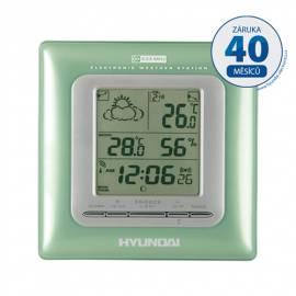 Wetterstation HYUNDAI WSC 1909 G grüne Farbe