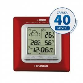 Wetterstation HYUNDAI WSC 1909 R rote Farbe