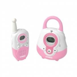 Babyphone HYUNDAI PB55P Weiss/Rosa