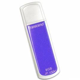 Bedienungshandbuch USB Flash disk TRANSCEND JetFlash V60 8GB, USB 2.0 (TS8GJFV60) violett