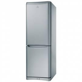 Kombination Kühlschrank / Gefrierschrank INDESIT BAN 13 mit Silber