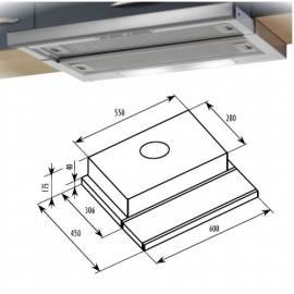 Datasheet Dunstabzugshaube Bauknecht TEL06SS Silber