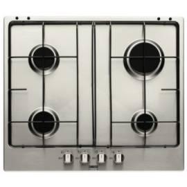 Datasheet Gas hob ZANUSSI ZGS645TX stainless steel