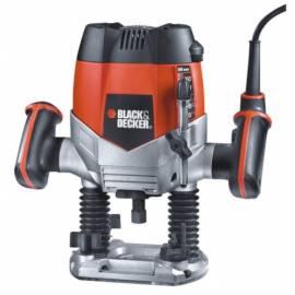 Fräser Top BLACK-DECKER KW 900 E schwarz/grau/rot