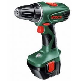 Service Manual BOSCH Akuscrewdriver Cordless drill, PSR 12-2, 2 Akku schwarz/grün