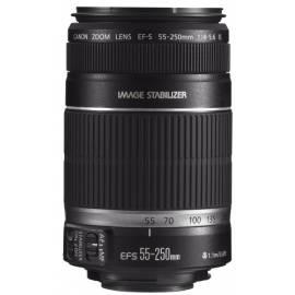 Bedienungshandbuch Objektiv CANON EF-S 55-250 f/4? 5.6 Ist schwarz