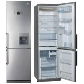 Kombination Kühlschrank Gefrierschrank LG GR-F459BLQA Edelstahl