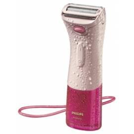 Frauen rasieren, PHILIPS Ladyshave HP 6317/01 Rosa Bedienungsanleitung