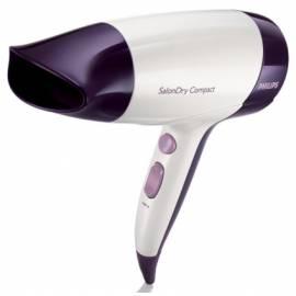 PHILIPS SalonDry Compact Haartrockner HP 4962/00 weiss/lila