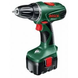 BOSCH Akuscrewdriver Akku-Bohrschrauber PSR 14,4-2, 2-schwarz/grün