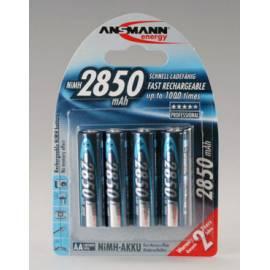 Rechargable Ansmann battery 2850mAh NiMH R06 Gebrauchsanweisung