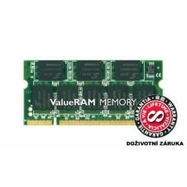 Die KINGSTON SODIMM Speichermodule DDR Non-ECC CL 2.5 (KVR266X64SC25/1 g) grün