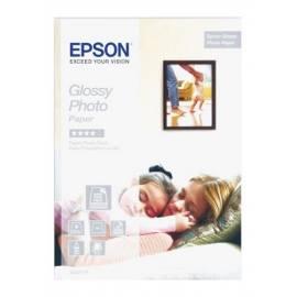 Papiere zu Drucker EPSON Glossy Photo C13S042178 A4 weiß