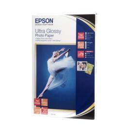 Bedienungsanleitung für Papiere an Drucker EPSON Ultra Glossy Photo (C13S041926)-weiß