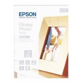 Papiere zu Drucker EPSON Glossy Foto 13 x 18 (C13S042156) weiß Gebrauchsanweisung